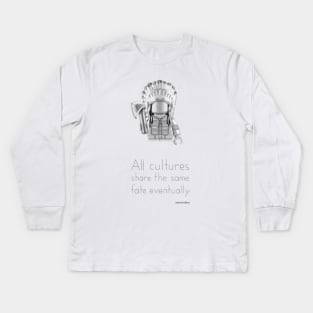 Cheyenne - All Cultures Share the Same Fate Eventually Kids Long Sleeve T-Shirt